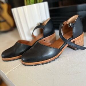 Portland Leather Goods Mary Jane Block Heels